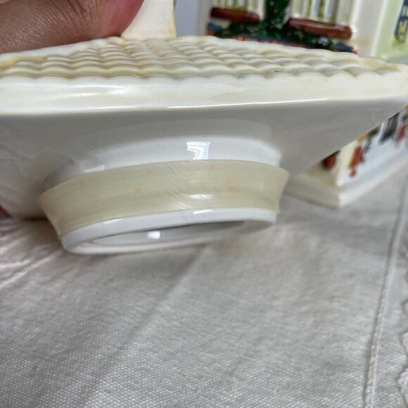 Vintage Hand Painted Porcelain Jar - Picture 8 of 10